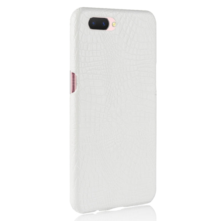 For Oppo A12e Shockproof Crocodile Texture PC + PU Case