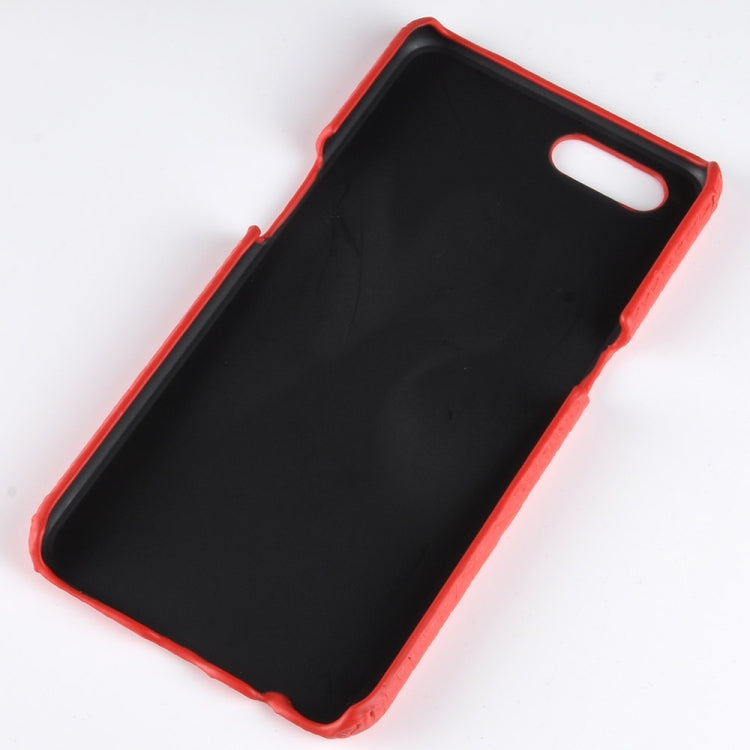 For Oppo A12e Shockproof Crocodile Texture PC + PU Case