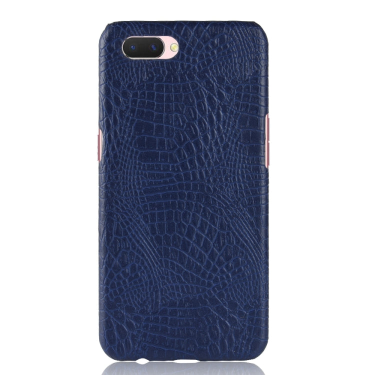 For Oppo A12e Shockproof Crocodile Texture PC + PU Case