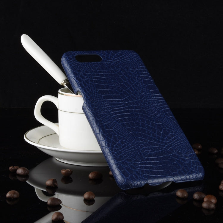 For Oppo A12e Shockproof Crocodile Texture PC + PU Case