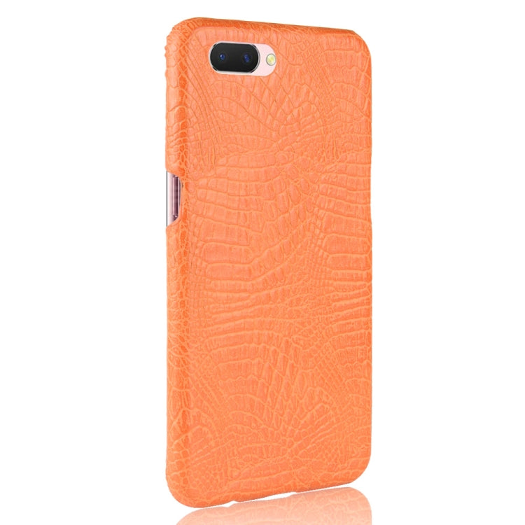 For Oppo A12e Shockproof Crocodile Texture PC + PU Case