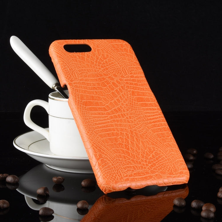 For Oppo A12e Shockproof Crocodile Texture PC + PU Case