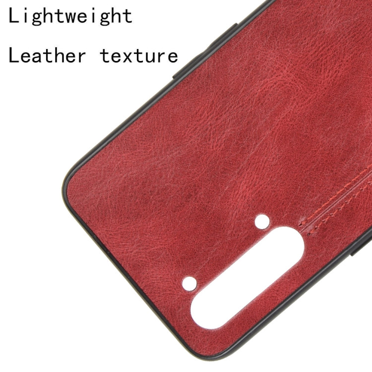 For Oppo Find X2 Lite Shockproof Sewing Cow Pattern Skin PC + PU + TPU Case