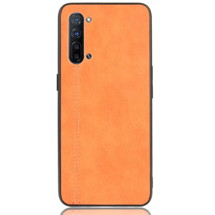 For Oppo Find X2 Lite Shockproof Sewing Cow Pattern Skin PC + PU + TPU Case