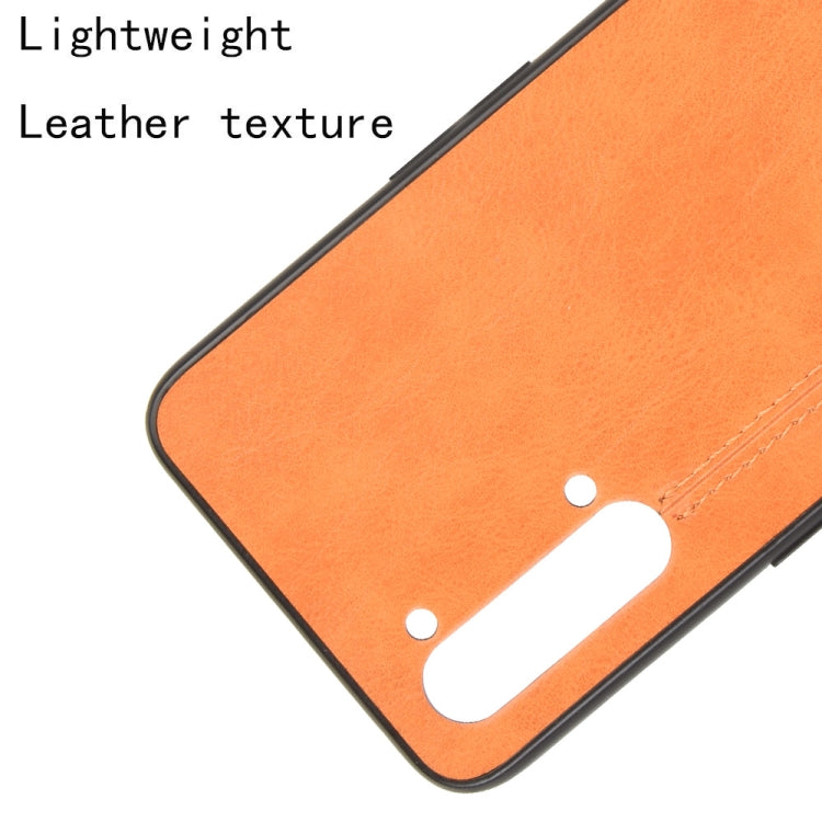 For Oppo Find X2 Lite Shockproof Sewing Cow Pattern Skin PC + PU + TPU Case