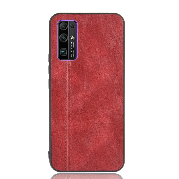 For Huawei Honor 30 Shockproof Sewing Cow Pattern Skin PC + PU + TPU Case