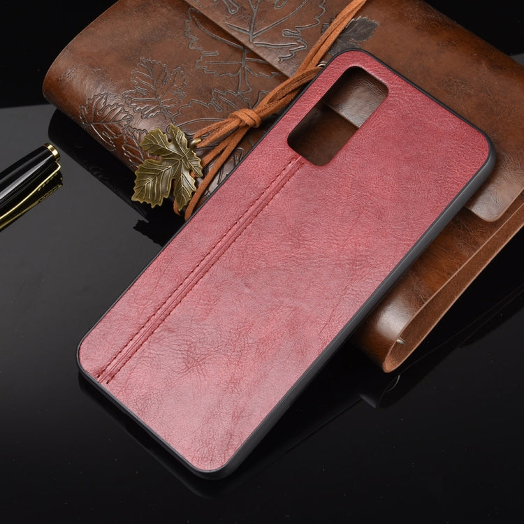 For Huawei Honor 30 Shockproof Sewing Cow Pattern Skin PC + PU + TPU Case