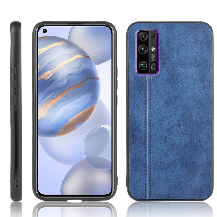 For Huawei Honor 30 Shockproof Sewing Cow Pattern Skin PC + PU + TPU Case