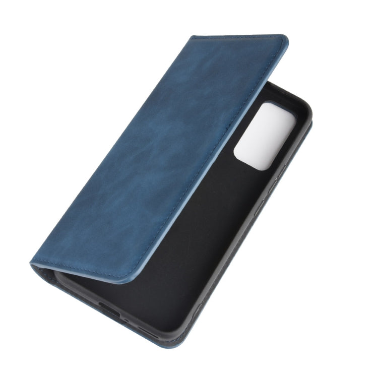 For Huawei Honor 30 Retro-skin Business Magnetic Suction Leather Case with Holder & Card Slots & Wallet