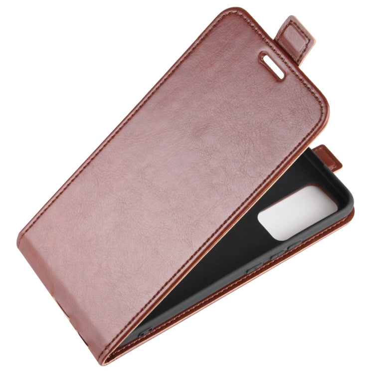 For Huawei Honor 30 R64 Texture Single Vertical Flip Leather Protective Case with Card Slots & Photo Frame