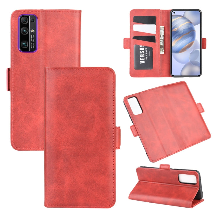 For Huawei Honor 30 Dual-side Magnetic Buckle Horizontal Flip Leather Case with Holder & Card Slots & Wallet