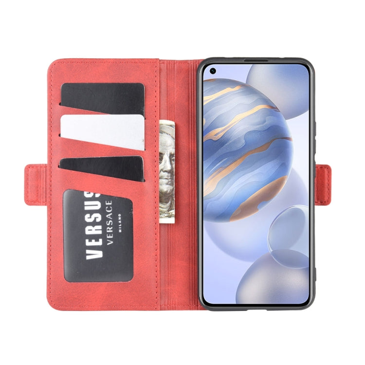 For Huawei Honor 30 Dual-side Magnetic Buckle Horizontal Flip Leather Case with Holder & Card Slots & Wallet