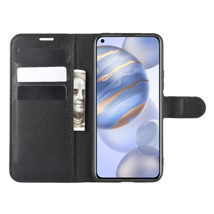 For Huawei Honor 30 Litchi Texture Horizontal Flip Protective Case with Holder & Card Slots & Wallet