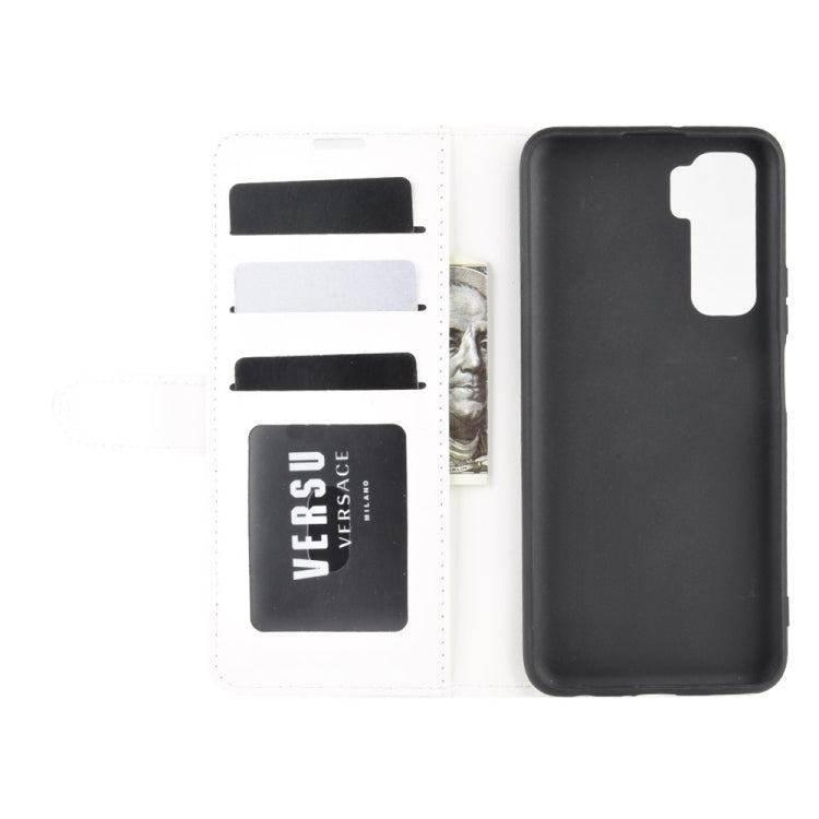 For Huawei Nova 7 SE R64 Texture Single Horizontal Flip Protective Case with Holder & Card Slots & Wallet& Photo Frame