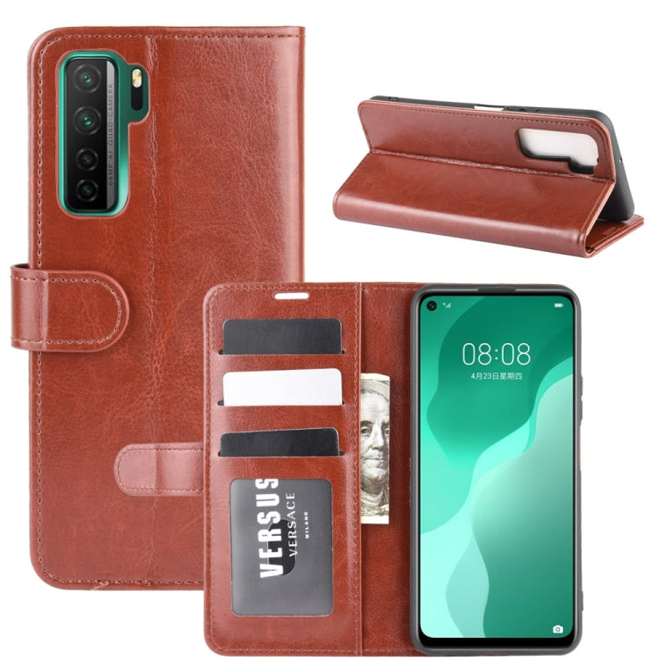 For Huawei Nova 7 SE R64 Texture Single Horizontal Flip Protective Case with Holder & Card Slots & Wallet& Photo Frame