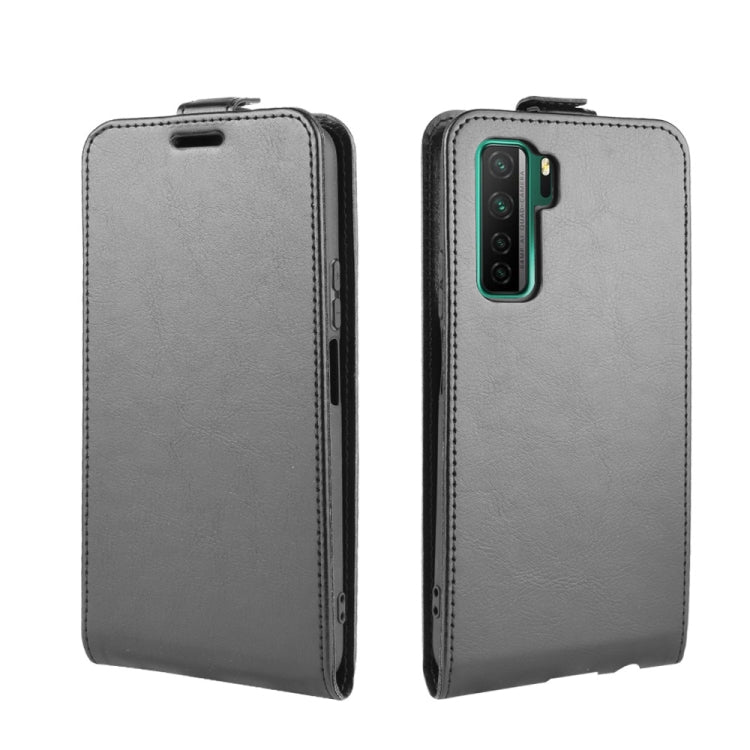 For Huawei Nova 7 SE R64 Texture Single Vertical Flip Leather Protective Case with Card Slots & Photo Frame