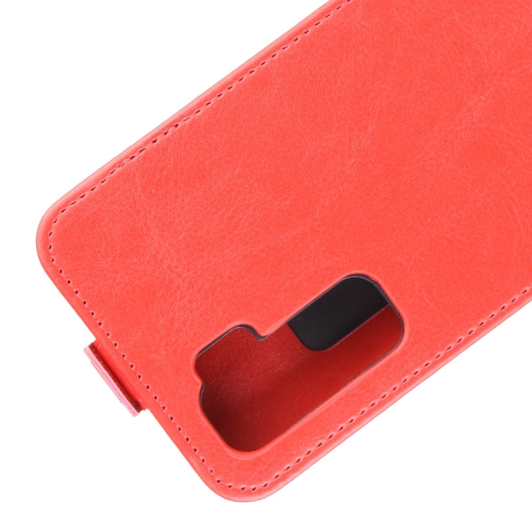 For Huawei Nova 7 SE R64 Texture Single Vertical Flip Leather Protective Case with Card Slots & Photo Frame