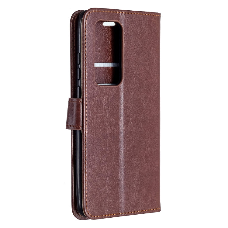 For Huawei P40 Pro Crazy Horse Texture Horizontal Flip Leather Case with Holder & Card Slots & Wallet & Photo Frame