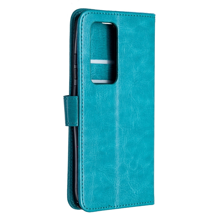 For Huawei P40 Pro Crazy Horse Texture Horizontal Flip Leather Case with Holder & Card Slots & Wallet & Photo Frame