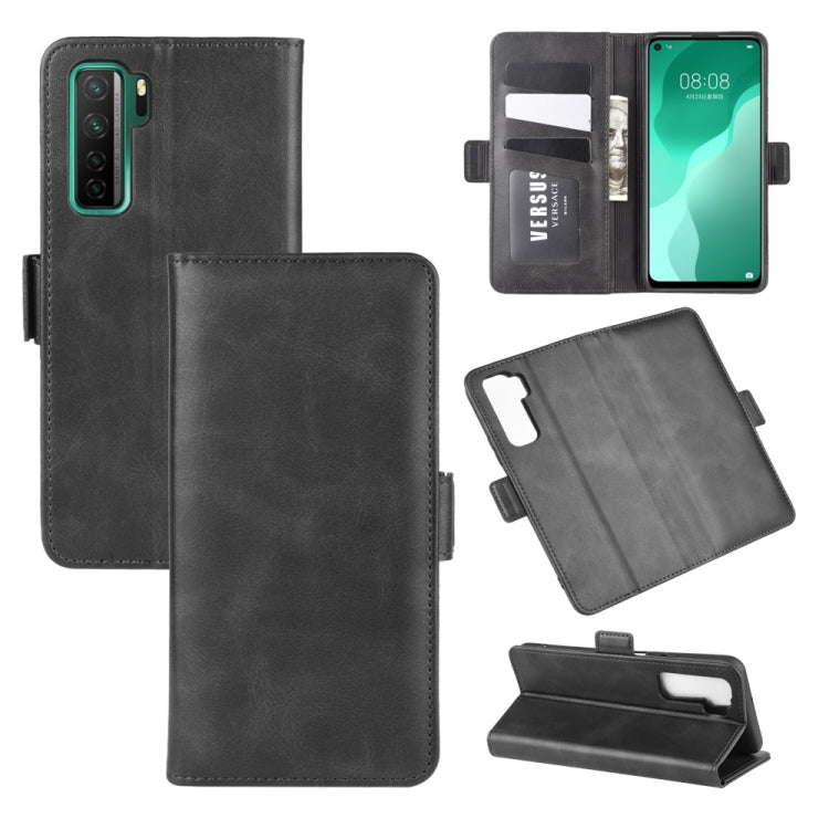 For Huawei Nova 7 SE Dual-side Magnetic Buckle Horizontal Flip Leather Case with Holder & Card Slots & Wallet