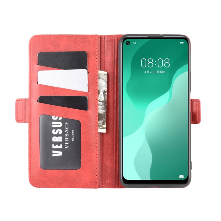 For Huawei Nova 7 SE Dual-side Magnetic Buckle Horizontal Flip Leather Case with Holder & Card Slots & Wallet