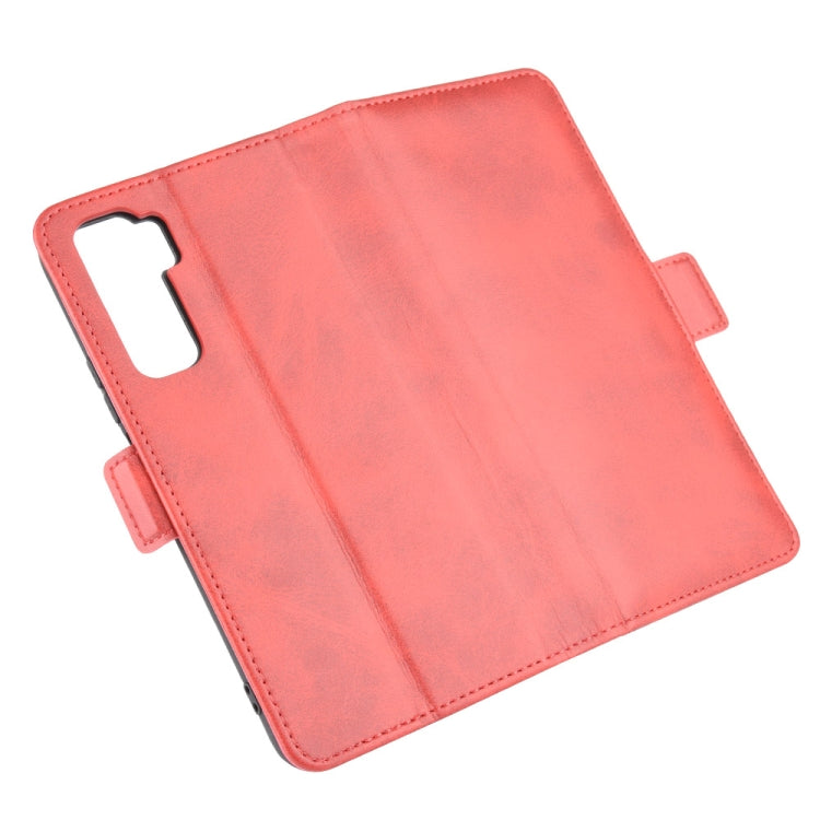 For Huawei Nova 7 SE Dual-side Magnetic Buckle Horizontal Flip Leather Case with Holder & Card Slots & Wallet