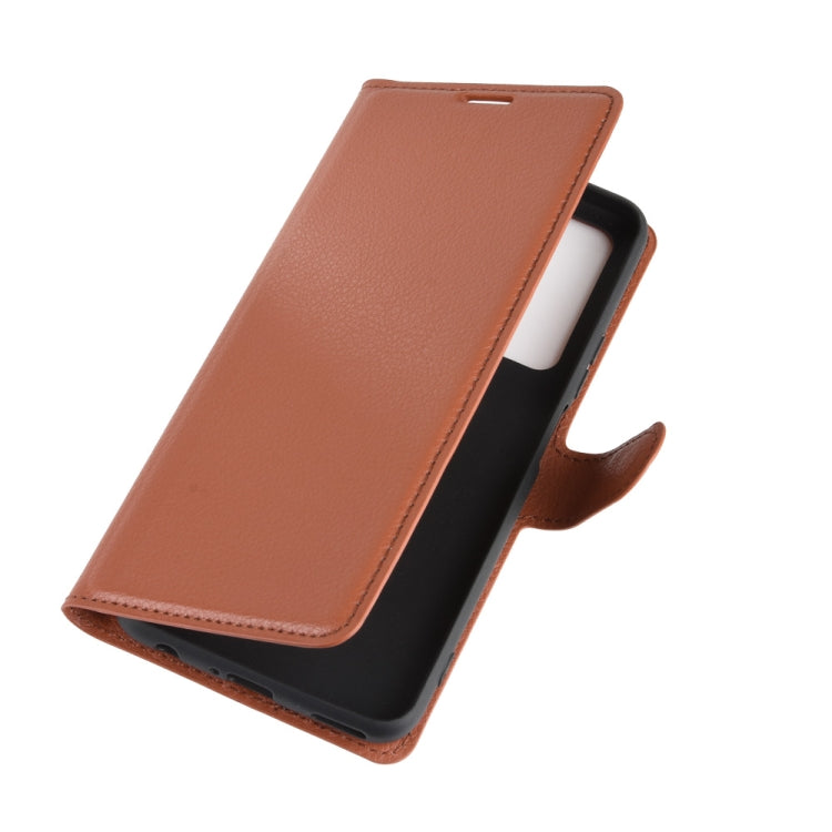 For Huawei Nova 7 SE Litchi Texture Horizontal Flip Protective Case with Holder & Card Slots & Wallet