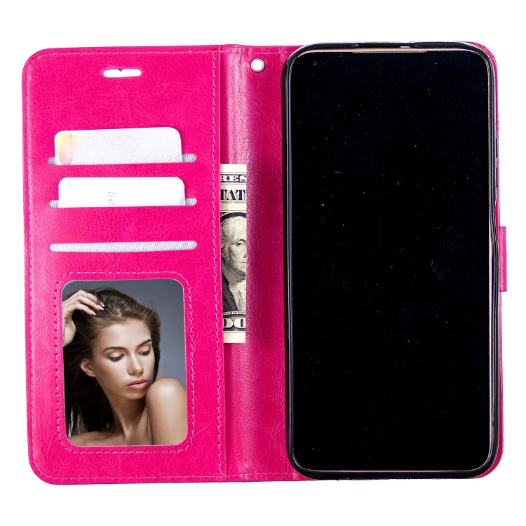 For Huawei P40 Lite Crazy Horse Texture Horizontal Flip Leather Case with Holder & Card Slots & Wallet & Photo Frame