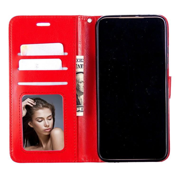 For Huawei P40 Lite Crazy Horse Texture Horizontal Flip Leather Case with Holder & Card Slots & Wallet & Photo Frame