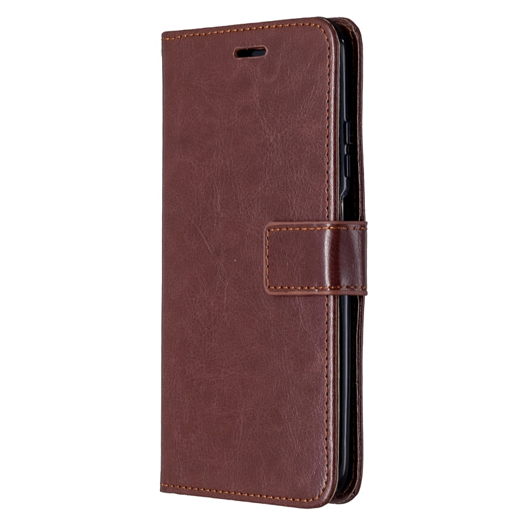 For Huawei P40 Lite Crazy Horse Texture Horizontal Flip Leather Case with Holder & Card Slots & Wallet & Photo Frame