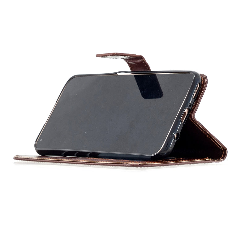 For Huawei P40 Lite Crazy Horse Texture Horizontal Flip Leather Case with Holder & Card Slots & Wallet & Photo Frame