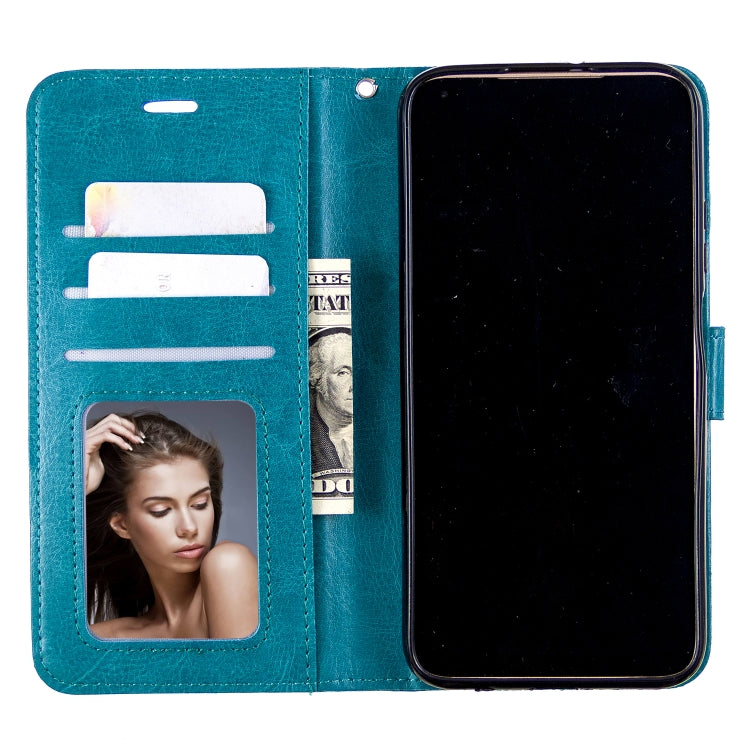 For Huawei P40 Lite Crazy Horse Texture Horizontal Flip Leather Case with Holder & Card Slots & Wallet & Photo Frame
