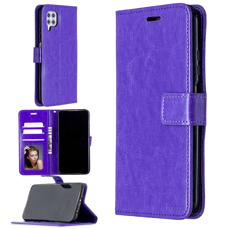 For Huawei P40 Lite Crazy Horse Texture Horizontal Flip Leather Case with Holder & Card Slots & Wallet & Photo Frame