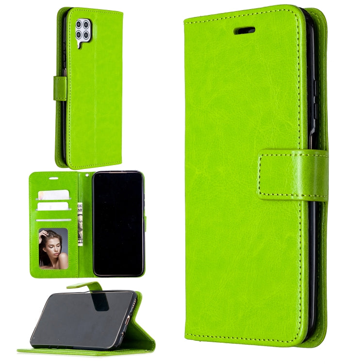 For Huawei P40 Lite Crazy Horse Texture Horizontal Flip Leather Case with Holder & Card Slots & Wallet & Photo Frame