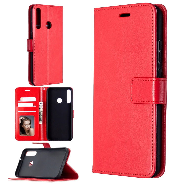 For Huawei P40 Lite E Crazy Horse Texture Horizontal Flip Leather Case with Holder & Card Slots & Wallet & Photo Frame