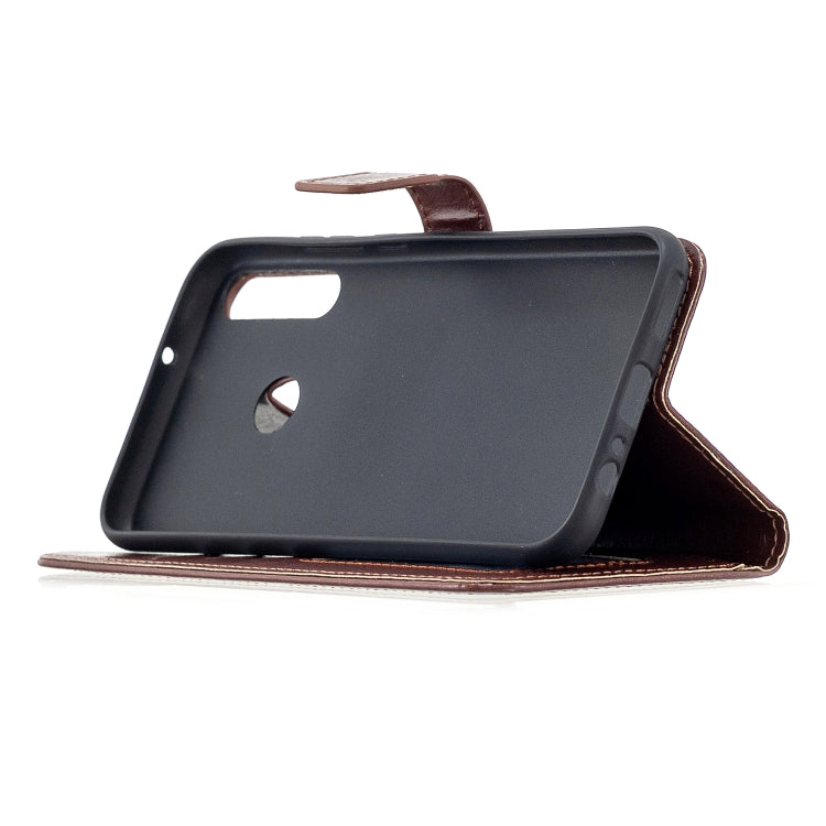 For Huawei P40 Lite E Crazy Horse Texture Horizontal Flip Leather Case with Holder & Card Slots & Wallet & Photo Frame