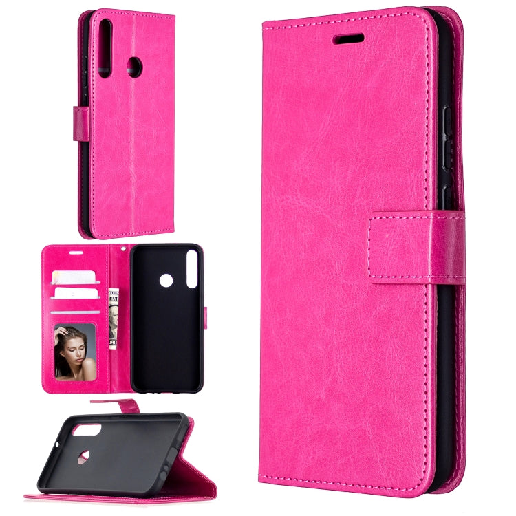 For Huawei P40 Lite E Crazy Horse Texture Horizontal Flip Leather Case with Holder & Card Slots & Wallet & Photo Frame