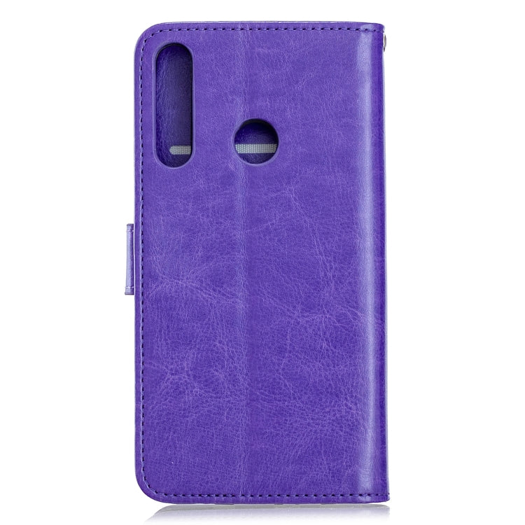 For Huawei P40 Lite E Crazy Horse Texture Horizontal Flip Leather Case with Holder & Card Slots & Wallet & Photo Frame