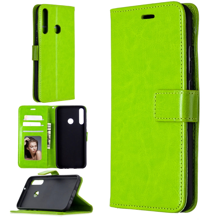For Huawei P40 Lite E Crazy Horse Texture Horizontal Flip Leather Case with Holder & Card Slots & Wallet & Photo Frame