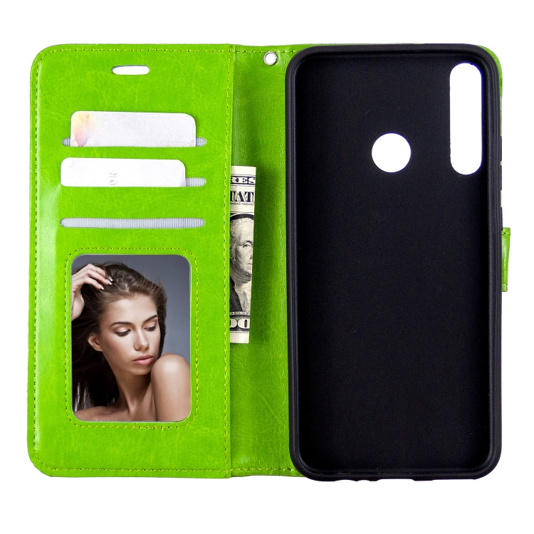 For Huawei P40 Lite E Crazy Horse Texture Horizontal Flip Leather Case with Holder & Card Slots & Wallet & Photo Frame