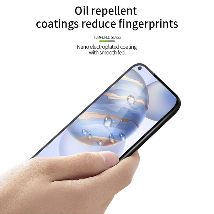 For Huawei Honor 30 / Nova7 MOFI 9H 2.5D Full Screen Tempered Glass Film(Black)