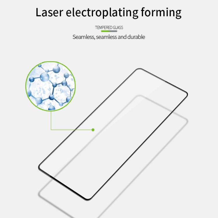 For Huawei Honor 30S 5G MOFI 9H 2.5D Full Screen Tempered Glass Film(Black)