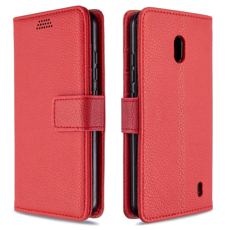 For Nokia 2.2 Litchi Texture Horizontal Flip Leather Case with Holder & Card Slots & Wallet & Photo Frame