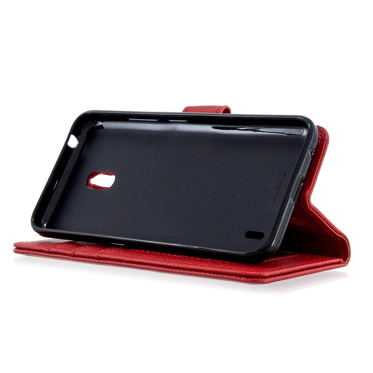 For Nokia 2.2 Litchi Texture Horizontal Flip Leather Case with Holder & Card Slots & Wallet & Photo Frame