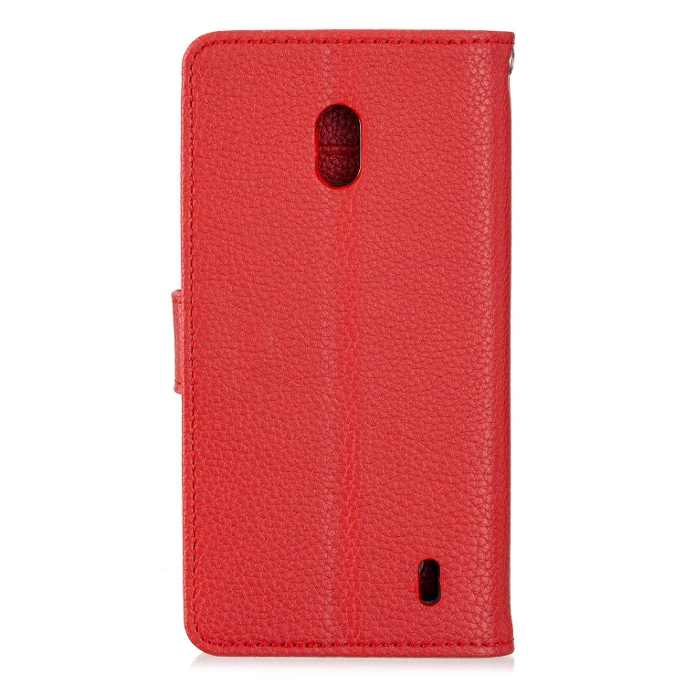 For Nokia 2.2 Litchi Texture Horizontal Flip Leather Case with Holder & Card Slots & Wallet & Photo Frame