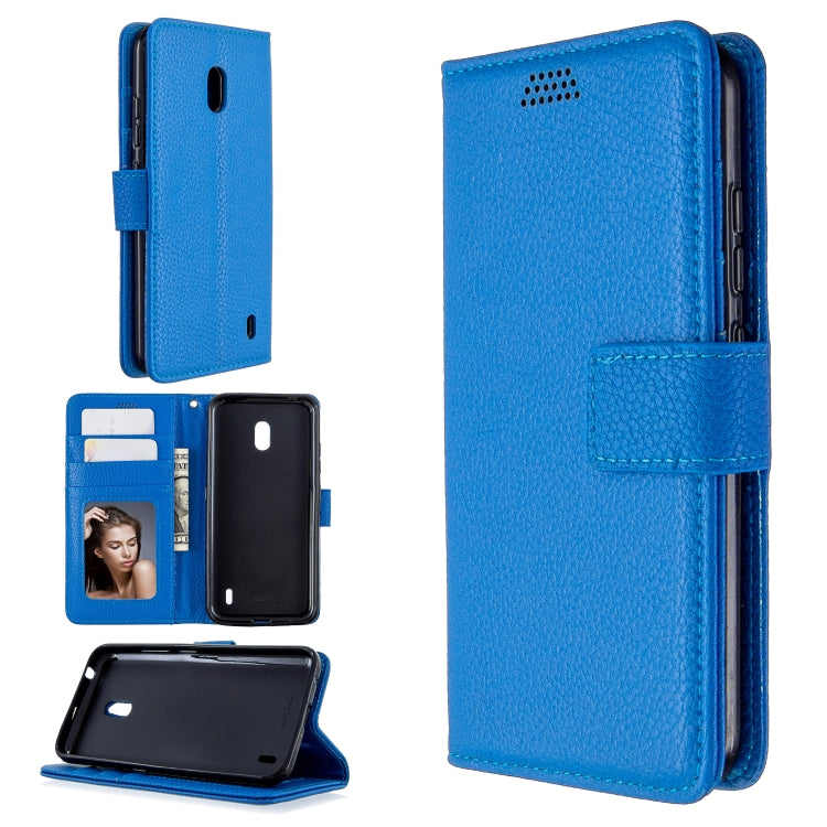 For Nokia 2.2 Litchi Texture Horizontal Flip Leather Case with Holder & Card Slots & Wallet & Photo Frame