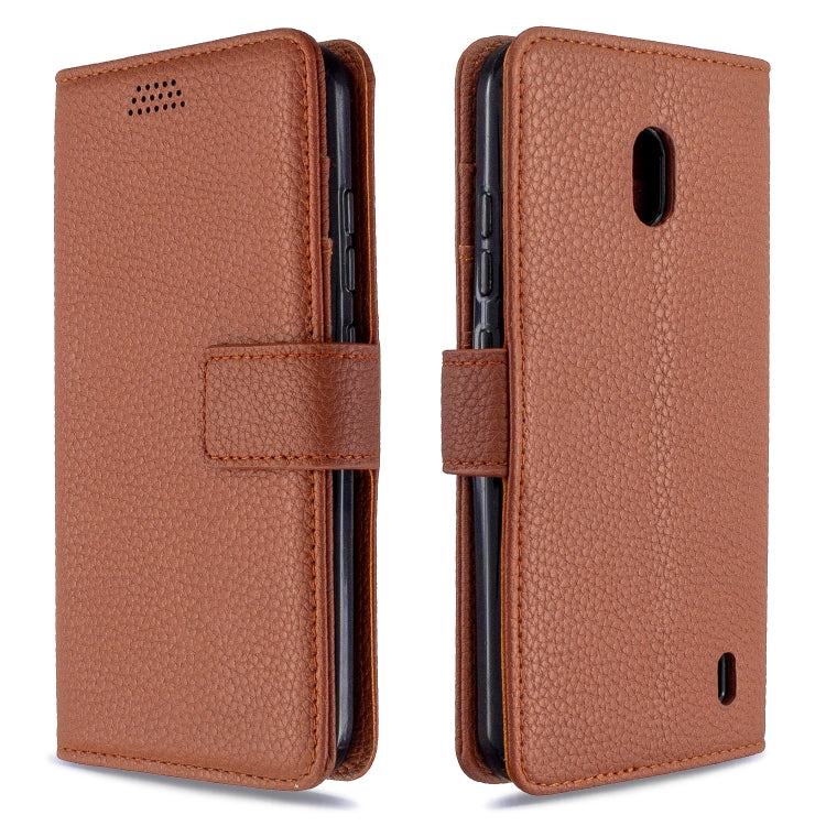For Nokia 2.2 Litchi Texture Horizontal Flip Leather Case with Holder & Card Slots & Wallet & Photo Frame