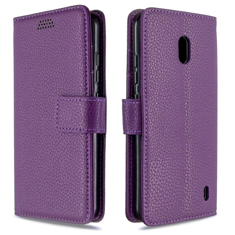 For Nokia 2.2 Litchi Texture Horizontal Flip Leather Case with Holder & Card Slots & Wallet & Photo Frame