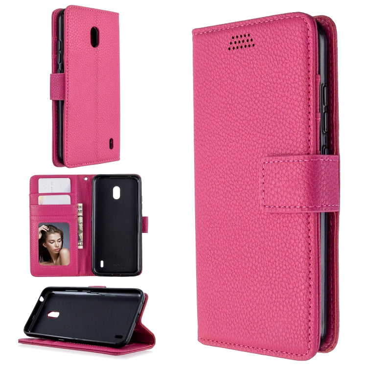 For Nokia 2.2 Litchi Texture Horizontal Flip Leather Case with Holder & Card Slots & Wallet & Photo Frame