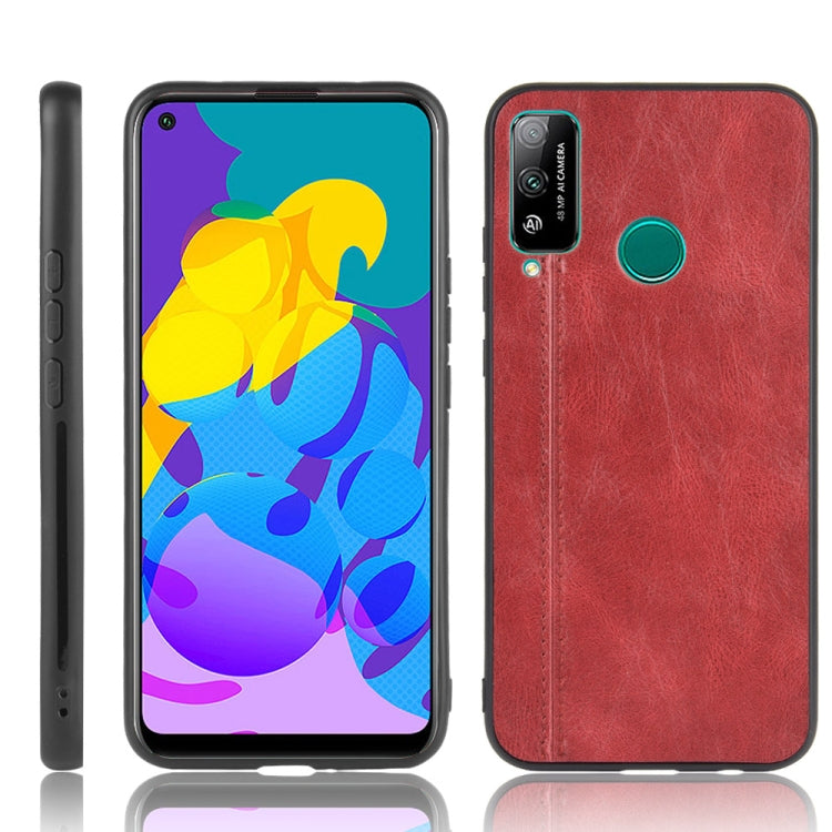 For Huawei Honor Play 4T Shockproof Sewing Cow Pattern Skin PC + PU + TPU Case